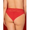 Соблазнительные трусики Obsessive BLOSSMINA PANTIES, Цвет: красный, Размеры: 4XL/5XL, изображение 2