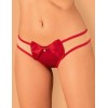 Трусики стринги Obsessive RUBINESA THONG, Цвет: красный, Размеры: S/M