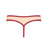 Трусики стринги Obsessive RUBINESA THONG, Цвет: красный, Размеры: S/M, изображение 4