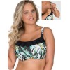Верх купальника с мягкой чашкой Akcent AN241 M, Цвет: флора, Размеры: 100E