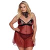 Сексуальная сорочка Gorgeous ARABELLA CHEMISE, Цвет: бордовый, Размеры: 3XL/4XL