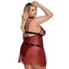 Сексуальная сорочка Gorgeous ARABELLA CHEMISE, Цвет: бордовый, Размеры: 3XL/4XL, изображение 2