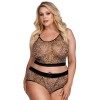 Соблазнительный комплект Gorgeous MARCIANA SET, Цвет: леопард, Размеры: 5XL/6XL