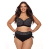Раздельный купальник с уплотненной чашкой Lorin L2400/2 BIG, Цвет: черный, Размеры: 75E