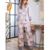 Атласный комплект пижама Mia-Amore ALBINA 7166, Цвет: светло-розовый, Размеры: S, изображение 3