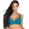 Кружевной бюстгальтер балконет MAT CORA TURKUS M-3344-22, Цвет: бирюзовый, Размеры: 85D