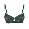 Бюстгальтер балконет пуш-ап Esotiq DARLING 39180 зеленый+бежевый, Цвет: зеленый+бежевый, Размеры: 85C, изображение 6