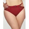 Трусы слипы высокие Kris Line CLARISA high waist, Цвет: красный, Размеры: M