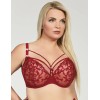 Бюстгальтер мягкий с подкроем Kris Line CLARISA soft full cup со стрэпами, Цвет: красный, Размеры: 75I, изображение 3