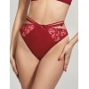 Трусы стринги высокие Kris Line CLARISA stringi high waist, Цвет: красный, Размеры: 2XL