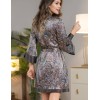 Короткий шелковый халат кимоно Mia-Amore GINA 3813, Цвет: мульти, Размеры: L/XL, изображение 2