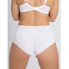 Трусы шорты высокие Subtille MONA WHITE maxi, Цвет: белый, Размеры: M, изображение 2