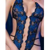 Кружевное боди Chilirose 4479, Цвет: черно-синий, Размеры: S/M, изображение 5