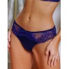 Трусы бразилиана с кружевом Coquette Revue OPIUM 63100-02, Цвет: синий, Размеры: XS