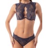 Кружевной бюстгальтер холтер Coquette Revue PROVOCATEUR 90094-09, Цвет: графит, Размеры: 70B, изображение 3