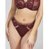Трусы бразилиана Kris Line SELENA stringshorts, Цвет: бургунди, Размеры: L