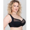 Бюстгальтер полумягкий с подкроем Lina A 6016 черный, Цвет: черный, Размеры: 80C, изображение 5