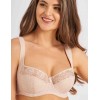Бюстгальтер полумягкий с подкроем Lina A 6018 серебристый пион, Цвет: серебристый пион, Размеры: 90G, изображение 3