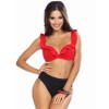 Раздельный купальник с пуш-ап Lorin L2437/2, Цвет: красный, Размеры: 70C