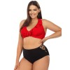 Купальник с мягкой чашкой на косточках Lorin L3107/2 BIG, Цвет: красный, Размеры: 100C