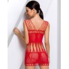 Эротическое платье сетка Passion BS 090 RED, Цвет: красный, Размеры: UN, изображение 2