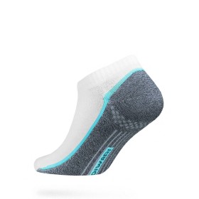 Ультракороткие мужские носки Conte DIWARI ACTIVE 15С-44СП белый/джинс, Цвет: белый/джинс, Размеры: 40/41
