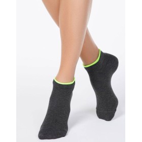 Укороченные женские носки CONTE ACTIVE 12С-32СП 035 темно-серый, Цвет: темно-серый, Размеры: 36/37
