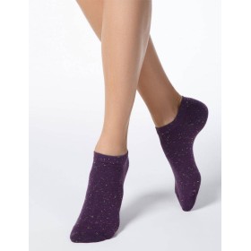 Ультракороткие женские носки CONTE ACTIVE 16С-62СП 085 баклажан, Цвет: баклажан, Размеры: 36/37