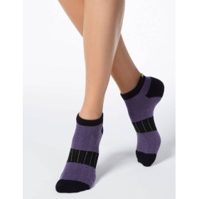 Укороченные женские носки CONTE ACTIVE 16С-92СП 092 фиолетовый, Цвет: фиолетовый, Размеры: 36/37