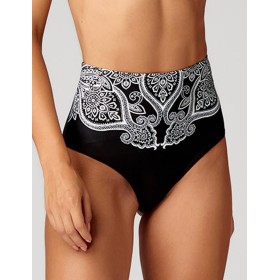 Высокие плавки UNICONF CBC123 V1 SIMPLY ELEGANT, Цвет: черный, Размеры: M