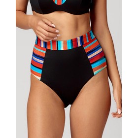 Трусы пляжные высокие UNICONF CBC127 V1 RADIANT COLOURS, Цвет: черный, Размеры: M