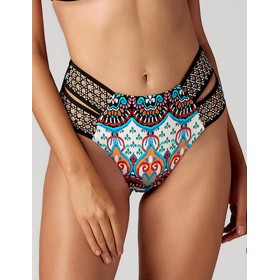 Высокие плавки UNICONF CBC154 V1 TRIBAL GODDESS, Цвет: черный, Размеры: M