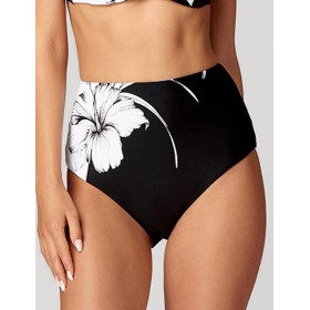 Трусы пляжные высокие UNICONF CBC33 V1 RETRO GLAM, Цвет: черный, Размеры: L