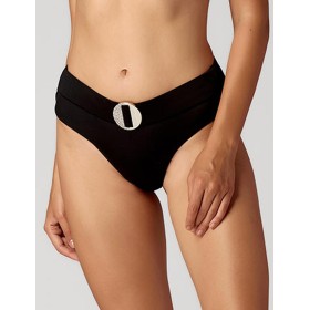 Черные плавки бразилиана UNICONF CBC62 FASHION BIJOUX, Цвет: черный, Размеры: S