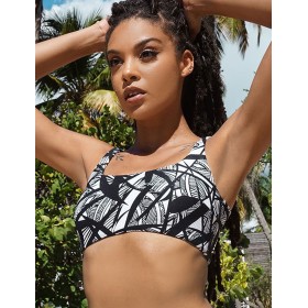 Купальный топ UNICONF CBB206 V1 GRAPHICAL MOOD, Цвет: черно-белый, Размеры: M