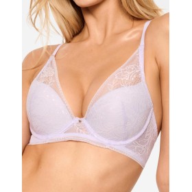 Кружевной бюстгальтер пуш-ап Esotiq 39493 SELAH сиреневый, Цвет: сиреневый, Размеры: 75D