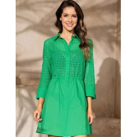 Рубашка хлопковая Mia-Amore ROCHELLE 1617 изумрудный, Цвет: изумрудный, Размеры: M