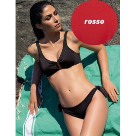 Мягкий купальник с топом Sielei NS50+NS62 rosso, Цвет: rosso (красный), Размеры: 70B