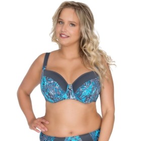 Верх купальника с мягкой чашкой Akcent AN234 M, Цвет: аквамарин, Размеры: 70G