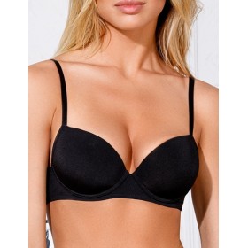 Бюстгальтер балконет Amelie MILLA 2016 черный new, Цвет: черный, Размеры: 75C