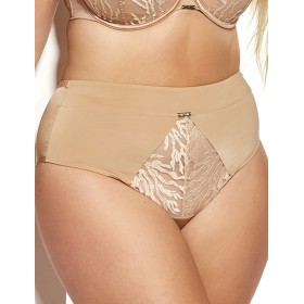 Трусы слипы высокие Kris Line CARMEN high waist, Цвет: карамель, Размеры: M