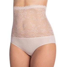 Трусы слипы с завышенной талией Nikol Djumon 151 31 серебристый пион, Цвет: серебристый пион, Размеры: 2XL