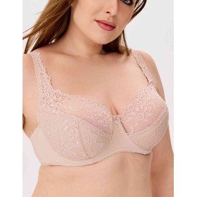 Бюстгальтер полумягкий Novella 140 серебристый пион, Цвет: серебристый пион, Размеры: 75C