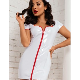 Ролевой костюм медсестры Devil & Angel 7186, Цвет: белый, Размеры: L