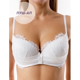 Бюстгальтер балконет пуш-ап гель Coquette Revue GLAMOUR 82110-01, Цвет: молоко, Размеры: 70D