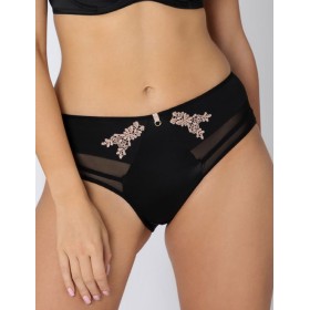 Высокие трусы бразилиана Subtille CHARLOTTE braz черный, Цвет: черный, Размеры: S