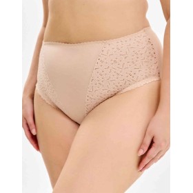 Высокие трусы слипы Lauma COTTON CLASSIC L01810 нюд, Цвет: нюд, Размеры: M