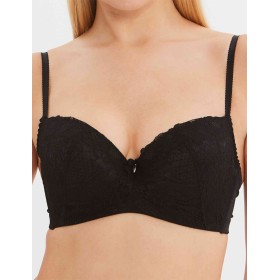 Бюстгальтер балконет Elli 5000 черный, Цвет: черный, Размеры: 75B