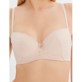 Бюстгальтер балконет Elli 5000 серебристый пион, Цвет: серебристый пион, Размеры: 75B