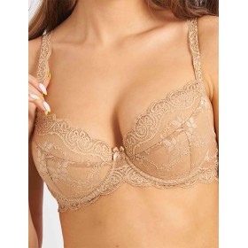 Бюстгальтер балконет пуш-ап VOVA SNEJANNA V54032 кофе латте, Цвет: кофе латте, Размеры: 75D